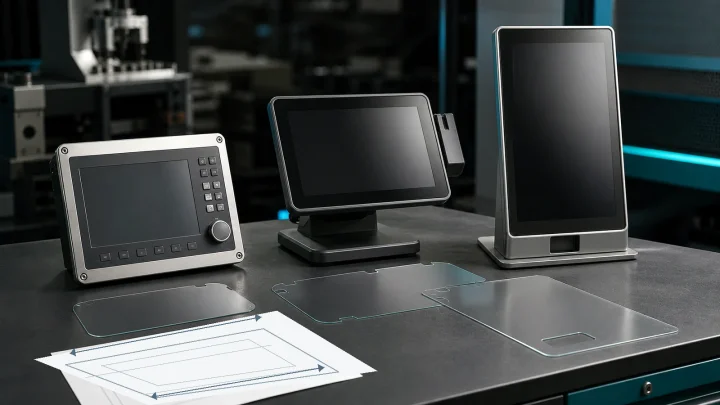 Industrial Touch privacy filter selection